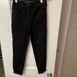Black American Eagle skinny jeans